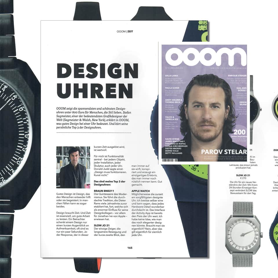 article about slow Jo design watch